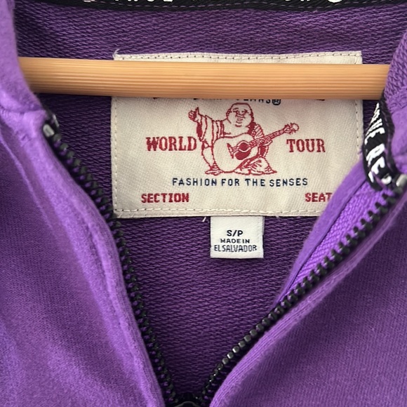 NWT True Religion Zip Up Hoodie - Picture 3 of 7